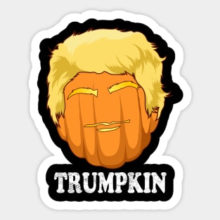 Trumpkin, Halloween Costume For Adults Sticker